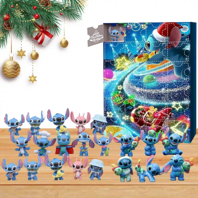 STITCH CHRISTMAS DOLL Advent Calendar 2024 Contains Gifts Christmas