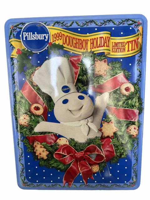 Pillsbury Doughboy Poppin'Fresh Holiday Tin 1999