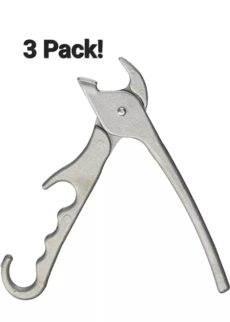 Three Pack! 3 Winco Premium Pizza Pan Gripper, Cast Aluminum