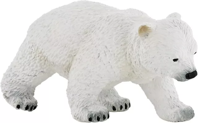 Papo 50145 Walking polar bear cub WILD ANIMAL KINGDOM Figurine, Multicolour