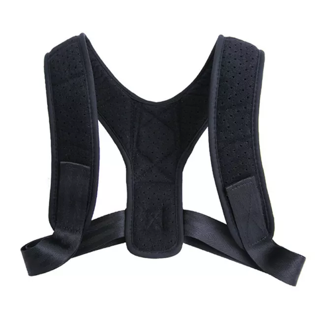 Adjustable Unisex Back Brace Support Invisible Shoulder Posture Corrector Belt_w