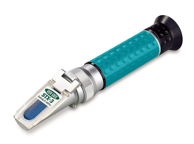 Vee Gee Scientific STX-3 Handheld Refractometer Salinity Scale 0-100 +/-1.0