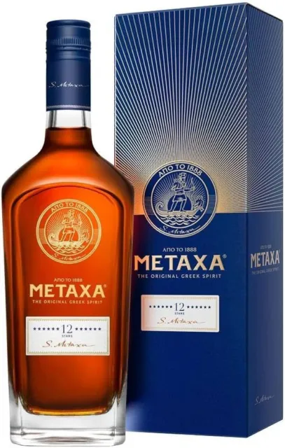 Metaxa 12 Stars Brandy 700mL Bottle