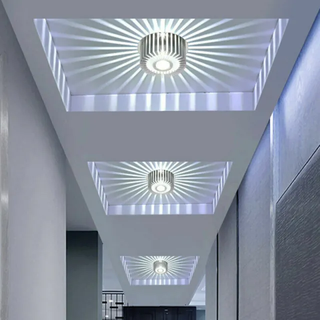 Lampada da parete LED 3 W lampada da soffitto lampada da soffitto luce effetto soggiorno cucina decorazione De