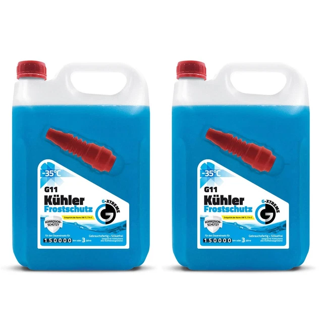 Protezione antigelo radiatore G11 liquido refrigerante blu 3 anni fino a -35°C refrigerante 10L