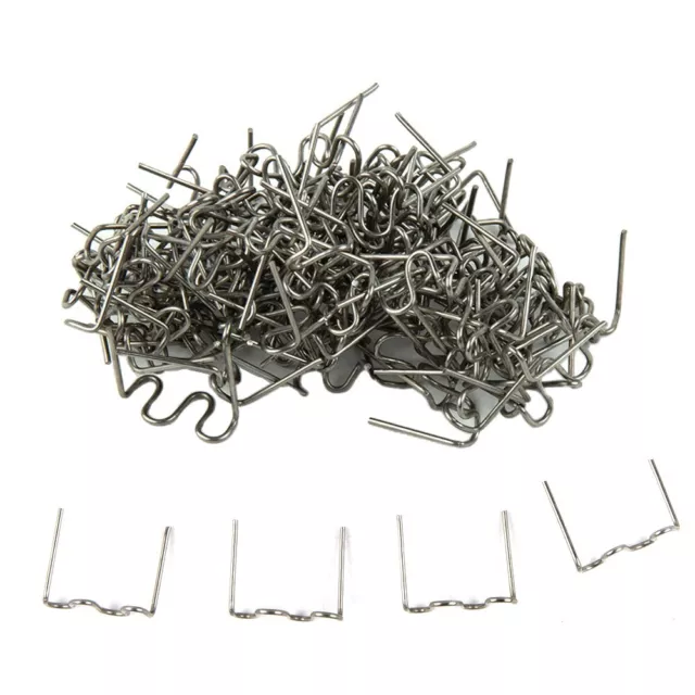 Premium Quality 08mm Wave Flat Hot Staples for Plastic Stapler 100pcs/Set