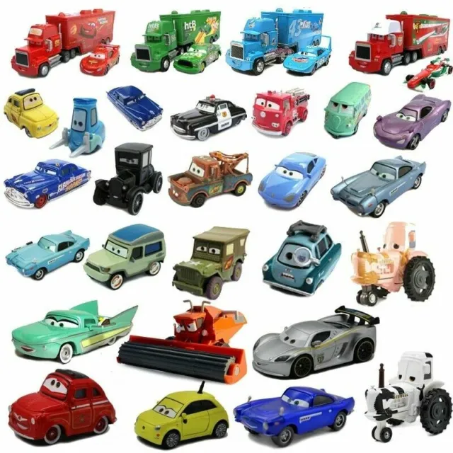 Disney Pixar Cars Lot Lightning McQueen 1:55 Diecast Model Car Toys Gift Collect