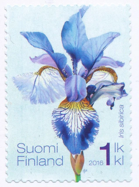 Finland 2016 MNH Stamp - Siberian Iris - Iris Sibirica - Flower - Flowers