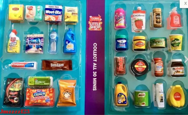 Coles Little Shop Mini's Series 1 & Christmas Mini 2018 Collectables-Pick&Choose