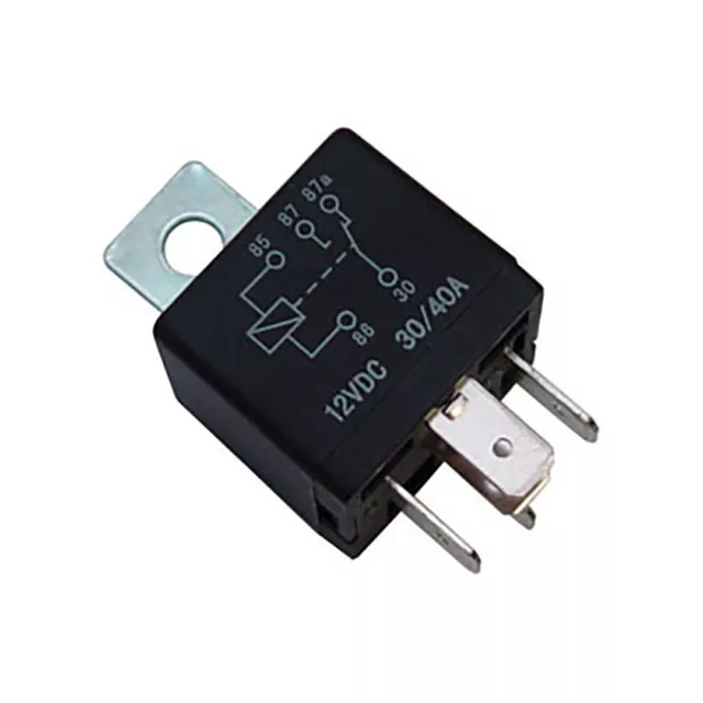 Omega Au7 5-Pin Double Throw 30/40 Amp Relay For Car Vehicle Alarms Excalibur