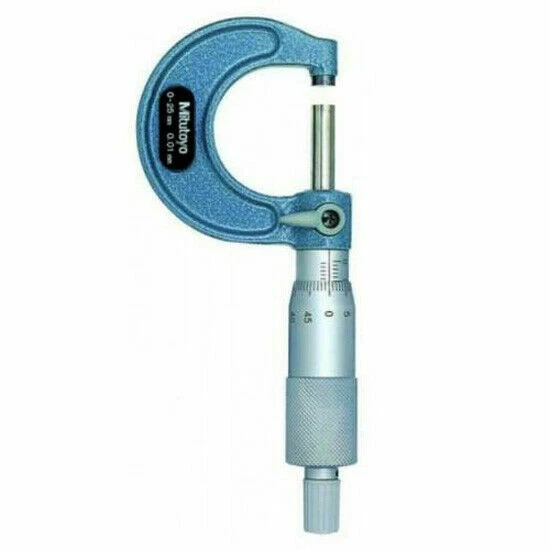MITUTOYO OUTSIDE MICROMETER 025mm Metric Tool Range 0.001mm