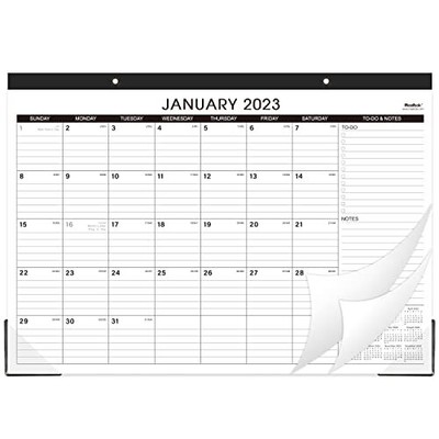 DESK CALENDAR 2023-2025 - Large Desk Calendar 2023-2025, Jan 2023 - Jun