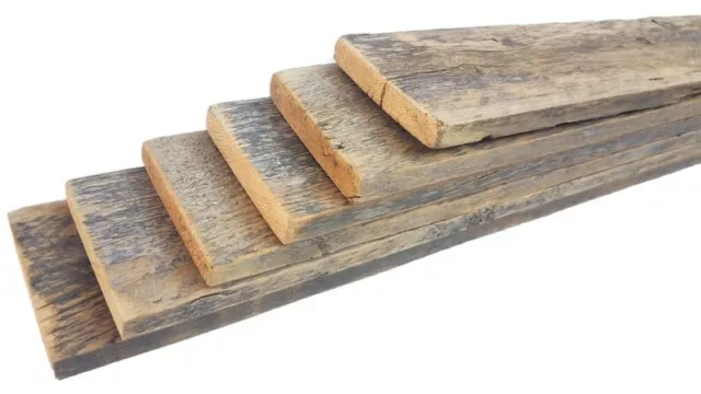 Bundle of Reclaimed Wood Boards 18"