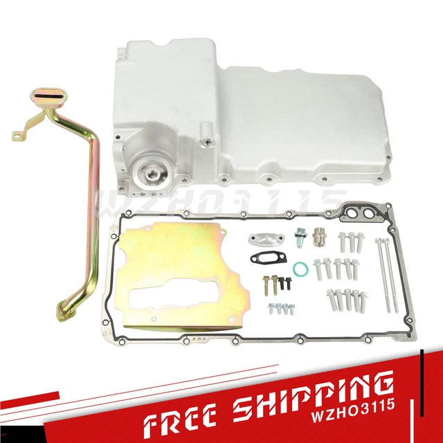 LS Swap Aluminum Oil Pan Retrofit Kit Low Profile For LS1 LS2 LS3 4.8L 5.3 6.0L