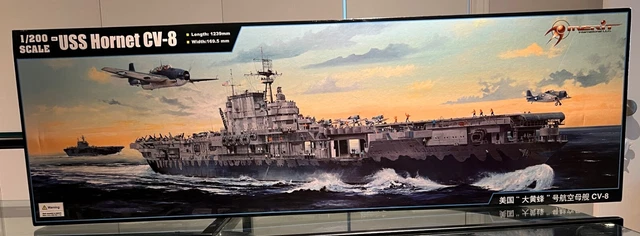 Maquette USS Hornet CV-8 1940 Motor City – 1/1250 Métal – Prévente