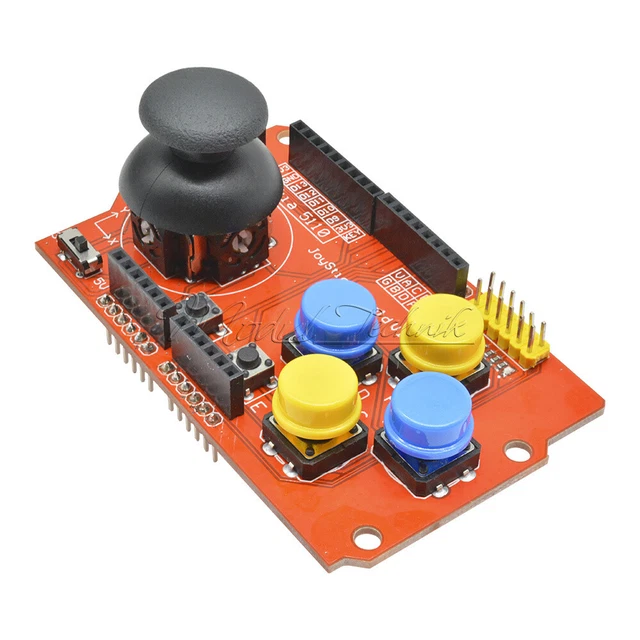 Shield Manette JoyStick + Clavier Pour Arduino - Compatible NRF24L01, Nokia 5110 LCD, I2C