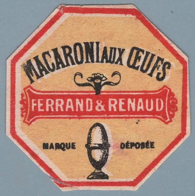 ES1968 Poster stamps advertising: Eggs Macaroni Ferrand & Renaud