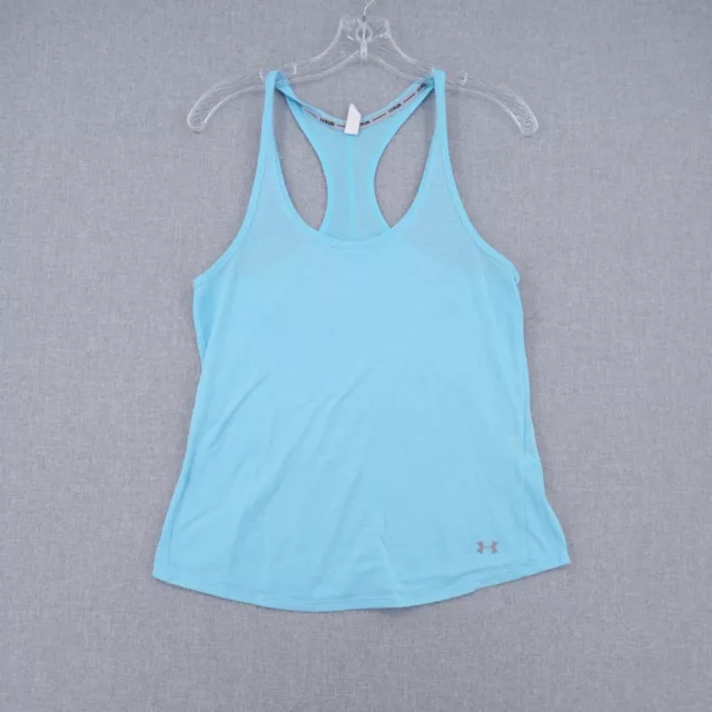 Under armour Tank Top Womens S Small Blue Sleeveless Training Workout Running