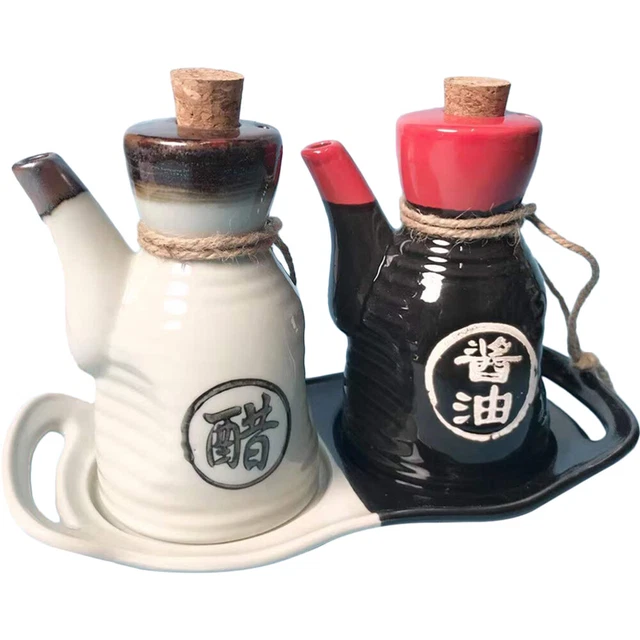 Sauce Dispenser Vinegar Container Japanese Style Oil Vinegar Pot Vinegar Jar
