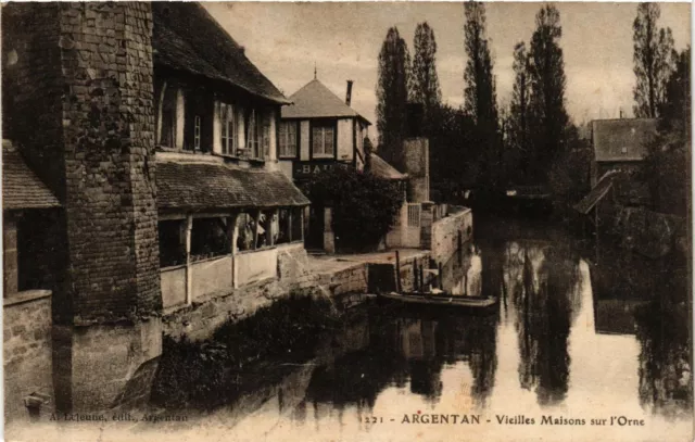 CPA ARGENTAN - Old Houses on the Orn (355172)