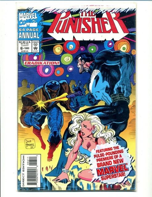 Marvel Comics The Punisher Comic Book 64 Page Annual #6 Sealed in Wrapper