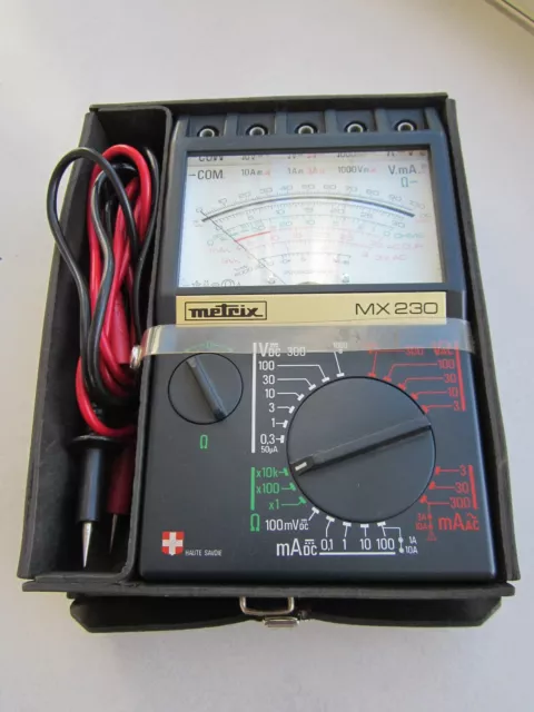 MX2 - Voltmètre ampèremètre