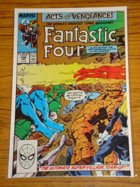 Fantastic Four #336 Vol1 Marvel Comics January 1990