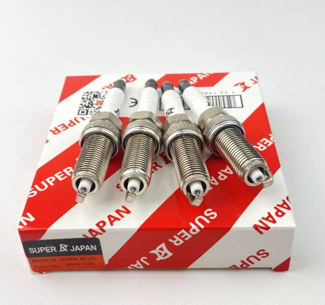 For TOYOTA PRIUS, PRIUS+, AURIS, YARIS & MORE LONG LIFE IRIDIUM SPARK PLUGS X4