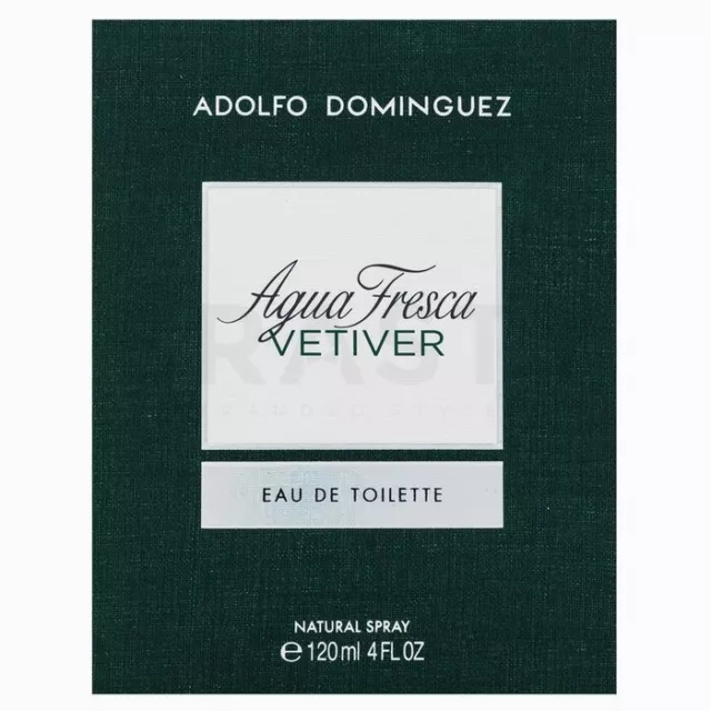 AGUA FRESCA VETIVER ADOLFO DOMINGUEZ 120ML Eau de Toilette Spray NUEVO Y SELLADO