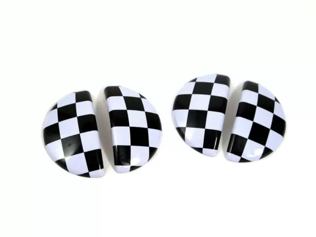 Innen Türgriff Abdeckung Set für Mini Cooper Countryman R60 Checkered Flag