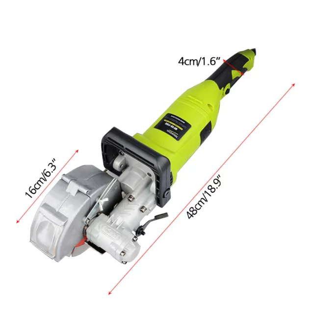 4KW 220V Electric Wall Chaser Groove Cutting Wall Slotting Machine Home House US 2