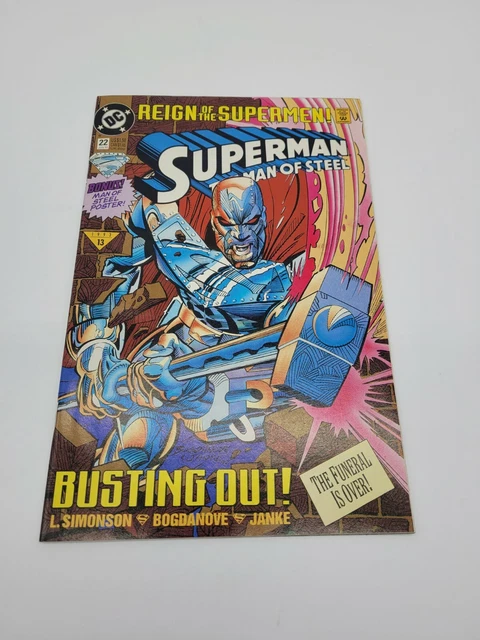 Superman The Man Of Steel #22 June 1993 DC Comics