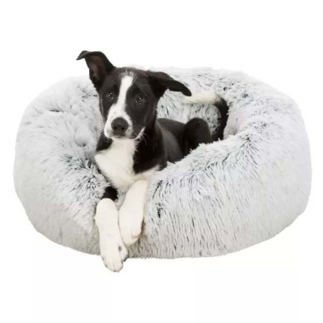 Lit Harvey rond couleur blanc-noir ø 50 cm pour chat et petit chien