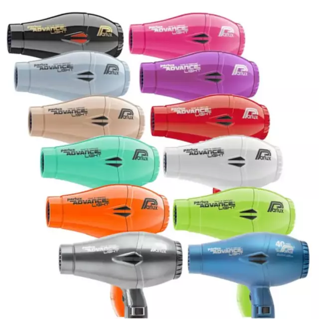 Parlux ADVANCE Light Dryer Ionic & Ceramic ADVANCE Hair Dryer - CHOOSE COLOUR 2