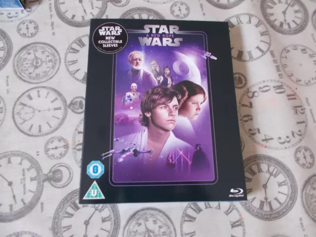 Star Wars Episode IV: A New Hope WITH SLIP CASE (Blu-ray) - Brand New -  Sealed