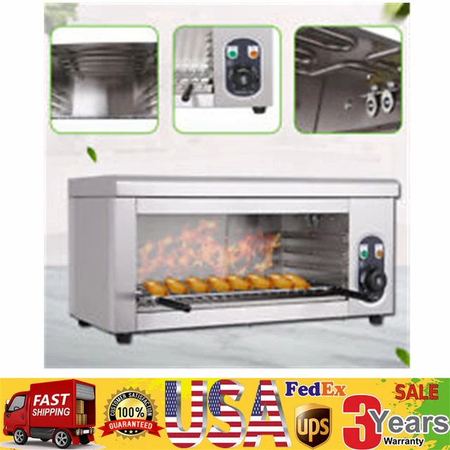2000W COMMERCIAL ELECTRIC Wallmounted Cheese Melter Salamander Broiler