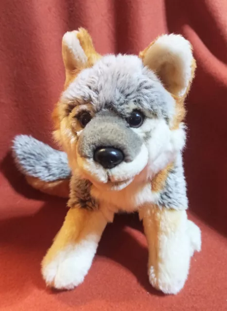 SOS Save Our Space Leosco Collection Small Grey Fox Plush Animal Stuffed Plushie
