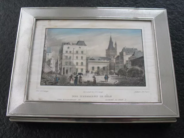 Cigar Box Silver 925 Or Cigarette Box Cologne Heumarkt Very Large 748 Large