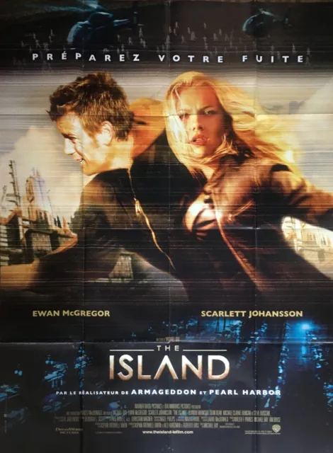 Affiche cinéma THE ISLAND 120x160cm Poster / Ewan McGregor / Scarlett Johansson