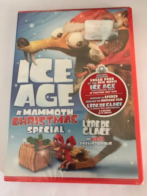 ICE AGE A MAMMOTH CHRISTMAS SPECIAL. Dvd 2011 Canadian Widescreen BRAND NEW