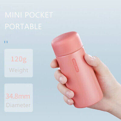 Mini Pocket Thermos Hot Water Bottle Vacuum Flask Double Wall Coffee Travel CH1