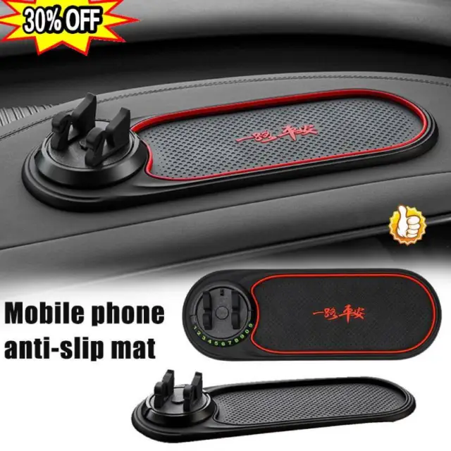 Car Stand Anti Skid Pad NonSlip Dashboard Mount Mat Number-Parking-Phone-Holder-