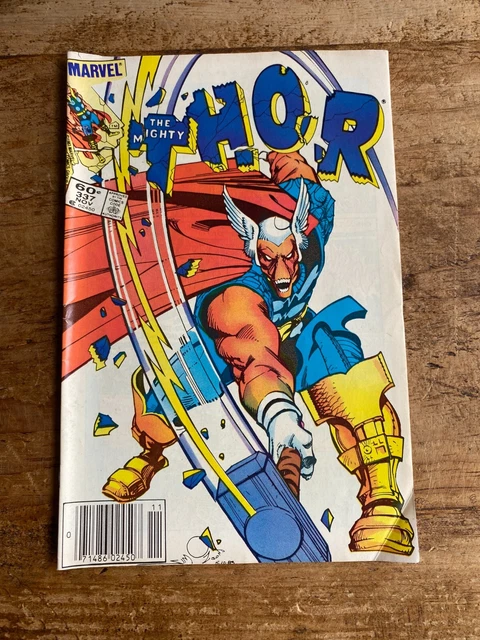 MIGHTY THOR #337 MARVEL COMICS 1983 NEWSSTAND VARIANT 1st App BETA RAY BILL G