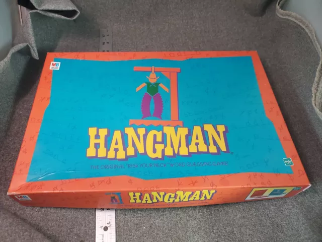 Vintage Table Top Hangman Spelling Game COMPLETE - by RandToy