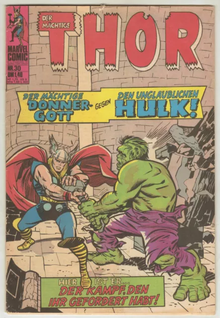 JOURNEY INTO MYSTERY #112 *GERMAN EDITION*Classic Thor vs Hulk  MARVEL 1976