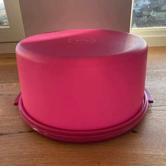 TUPPERWARE KUCHENBEHÄLTER RUND Pink Hoch Neu Mit Lagerspuren EUR 44,90