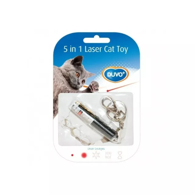 Puntero laser 5 en 1 duvo  juguete para gato