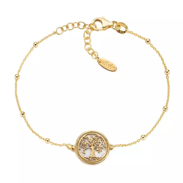 Pulsera de Mujer AMEN BRALCUG3 925% Plata Dorado Arbol de la vida