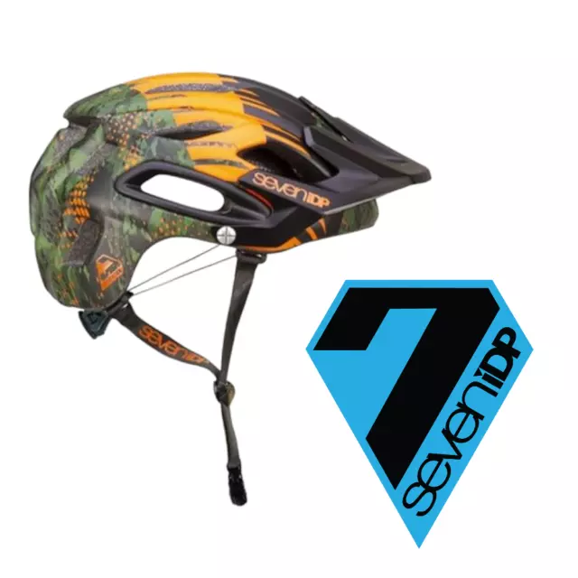 Seven Protection 7iDP M2 Helm Tactic Camo Orange M/L (56-59cm)