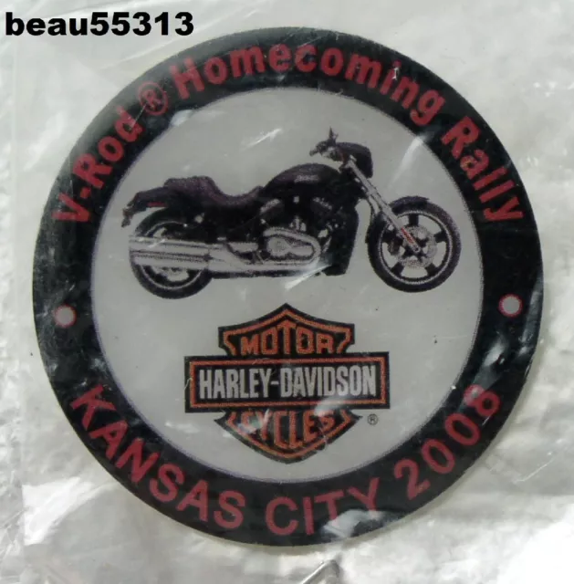 ⭐2008 Harley Davidson V-Rod Homecoming Rally Kansas City Missouri Pin